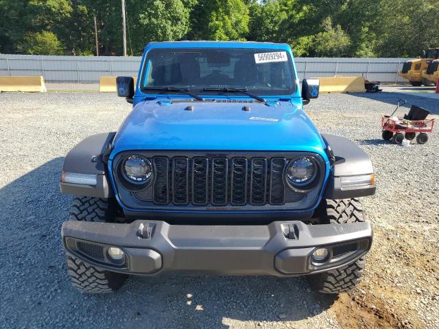 1C4PJXDG9RW263884 - 2024 JEEP WRANGLER SPORT BLUE photo 5