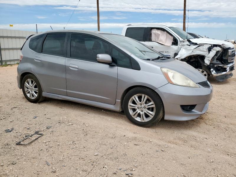 JHMGE88449S017499 - 2009 HONDA FIT SPORT SILVER photo 4