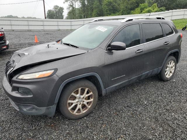 1C4PJLCS5EW262241 - 2014 JEEP CHEROKEE LATITUDE GRAY photo 1