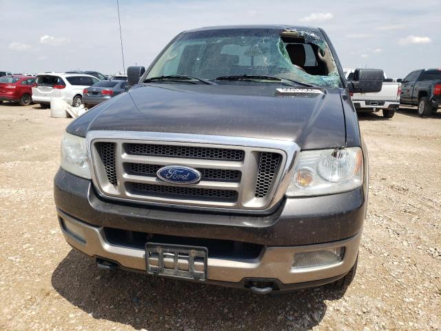 1FTPW14535KD70086 - 2005 FORD F150 SUPERCREW BROWN photo 5