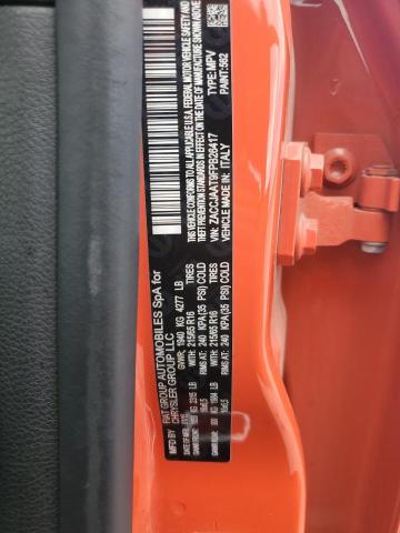 ZACCJAAT9FPB26417 - 2015 JEEP RENEGADE SPORT ORANGE photo 13