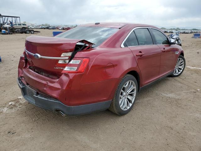 1FAHP2F89GG101701 - 2016 FORD TAURUS LIMITED RED photo 3