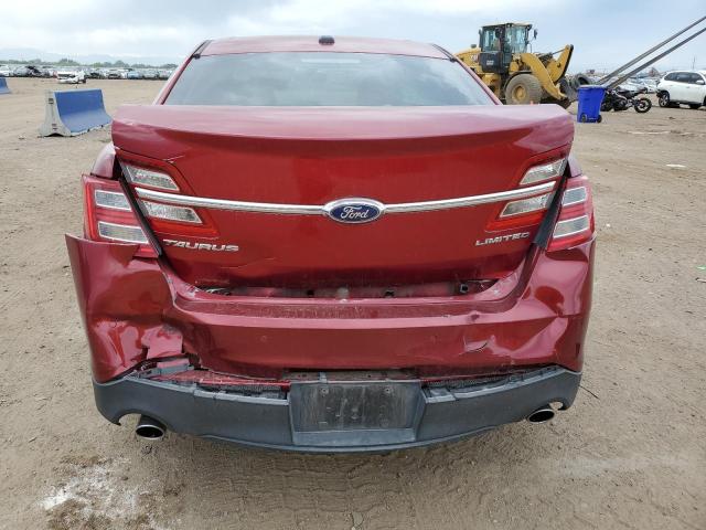 1FAHP2F89GG101701 - 2016 FORD TAURUS LIMITED RED photo 6