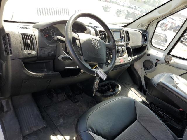 3C6LRVDG7ME554390 - 2021 RAM PROMASTER 2500 HIGH WHITE photo 8