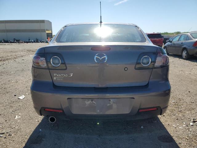 JM1BK32F281832905 - 2008 MAZDA 3 I GRAY photo 6