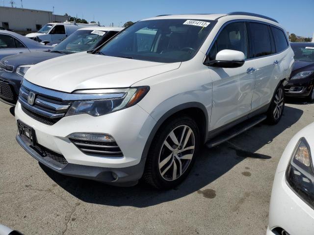 5FNYF5H99GB014735 - 2016 HONDA PILOT TOURING WHITE photo 1