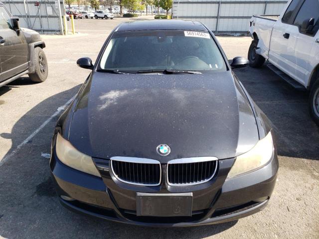 WBAVC535X7FZ76924 - 2007 BMW 3 SERIES I SULEV BLACK photo 5