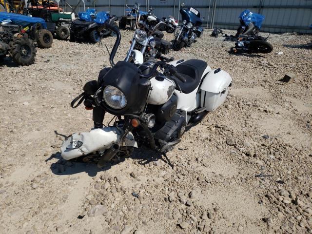 56KTHDAAXK3376754 - 2019 INDIAN MOTORCYCLE CO. SPRINGFIEL DARK HORSE WHITE photo 2