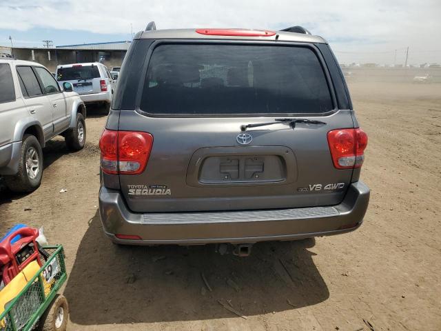 5TDBT44A16S259032 - 2006 TOYOTA SEQUOIA SR5 GRAY photo 6