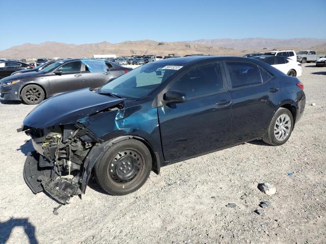 2T1BURHE8KC222442 - 2019 TOYOTA COROLLA L Blau Foto 1