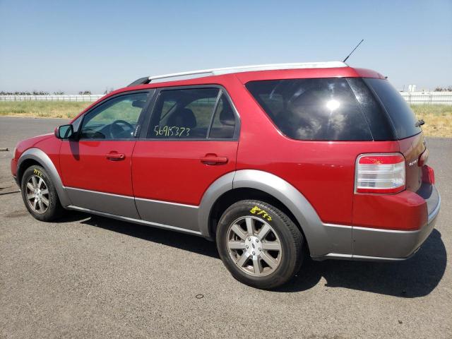 1FMDK02W59GA02582 - 2009 FORD TAURUS X SEL RED photo 2