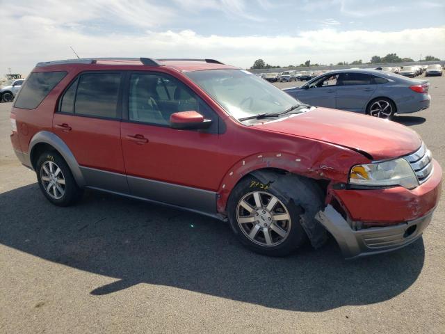 1FMDK02W59GA02582 - 2009 FORD TAURUS X SEL RED photo 4