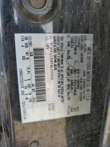 5LMFU28R74LJ17939 - 2004 LINCOLN NAVIGATOR BLACK photo 13