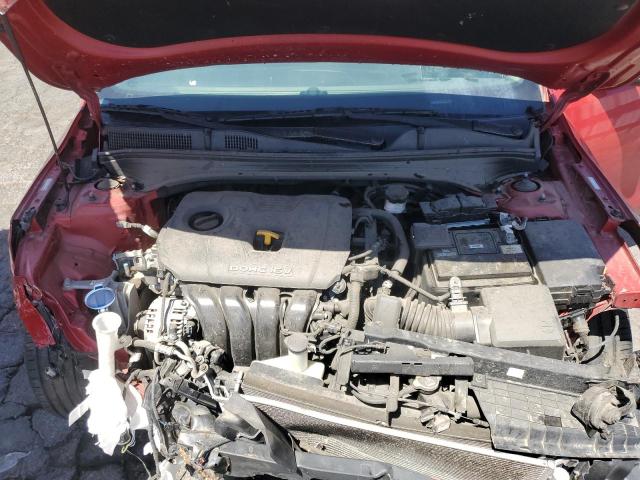 3KPF34AD7KE096682 - 2019 KIA FORTE GT LINE RED photo 11