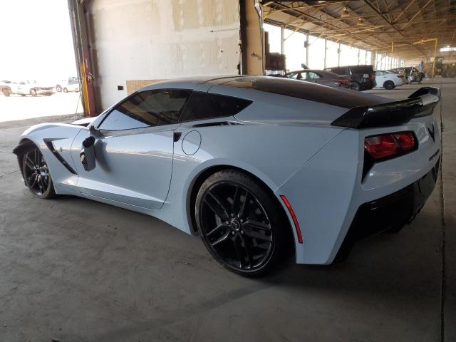 1G1YB2D73K5122219 - 2019 CHEVROLET CORVETTE STINGRAY 1LT GRAY photo 2