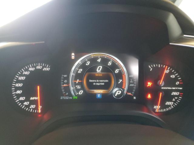 1G1YB2D73K5122219 - 2019 CHEVROLET CORVETTE STINGRAY 1LT GRAY photo 9