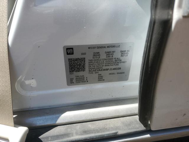 5GAEVAKW8PJ149339 - 2023 BUICK ENCLAVE ESSENCE თეთრი ფოტო 13