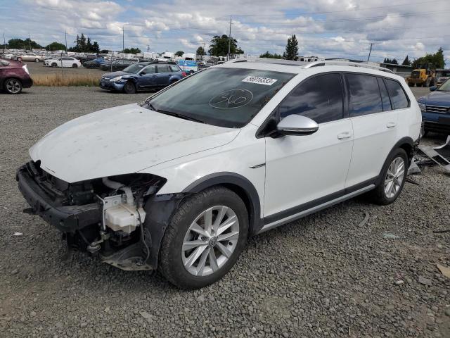 3VWM17AU0KM506322 - 2019 VOLKSWAGEN GOLF ALLTR S WHITE photo 1