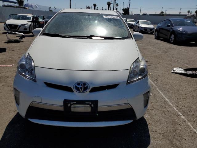 JTDKN3DP2E3057289 - 2014 TOYOTA PRIUS PLUG WHITE photo 5