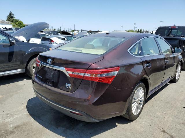 4T1BD1EB7EU028094 - 2014 TOYOTA AVALON HYBRID BURGUNDY photo 3