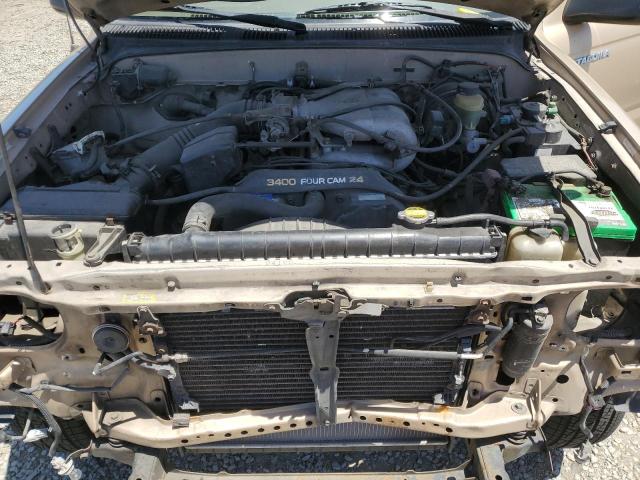 4TASN92N7XZ573079 - 1999 TOYOTA TACOMA XTRACAB PRERUNNER ოქროსფერი ფოტო 11