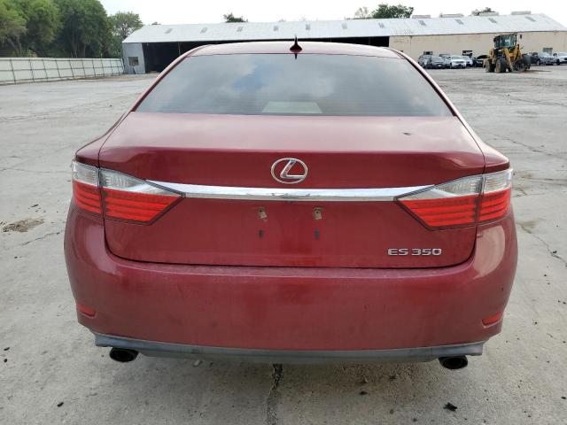 JTHBK1GG8D2062878 - 2013 LEXUS ES 350 RED photo 6