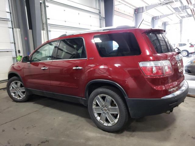 1GKLRMED1AJ257318 - 2010 GMC ACADIA SLT-1 MAROON photo 2