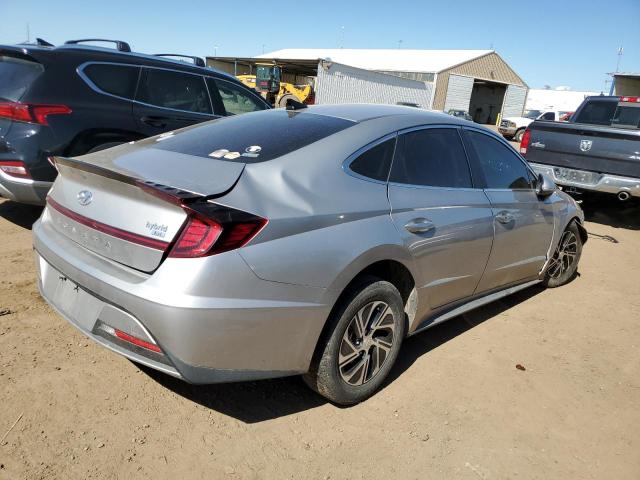 KMHL24JJ1MA030111 - 2021 HYUNDAI SONATA HYBRID SILVER photo 3