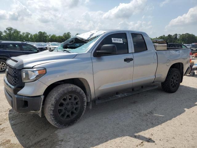 5TFRY5F14LX271068 - 2020 TOYOTA TUNDRA DOUBLE CAB SR/SR5 SILVER photo 1