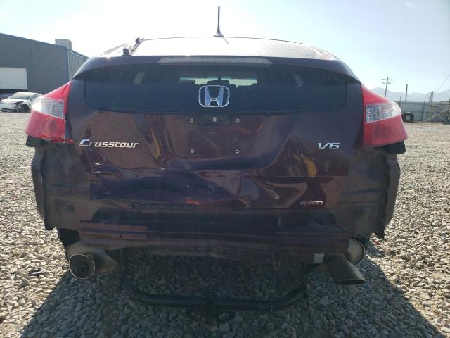 5J6TF2H58CL002471 - 2012 HONDA CROSSTOUR EXL BURGUNDY photo 6