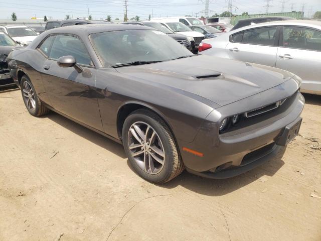 2C3CDZGG7KH737093 - 2019 DODGE CHALLENGER SXT GRAY photo 4