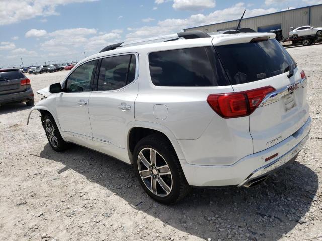 1GKKNPLS0JZ113707 - 2018 GMC ACADIA DENALI WHITE photo 2