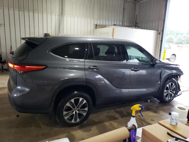 5TDGZRBH3LS013368 - 2020 TOYOTA HIGHLANDER XLE GRAY photo 3