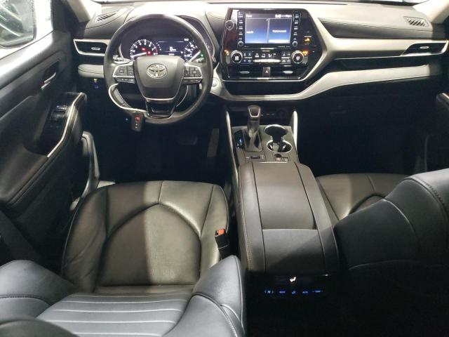 5TDGZRBH3LS013368 - 2020 TOYOTA HIGHLANDER XLE GRAY photo 8