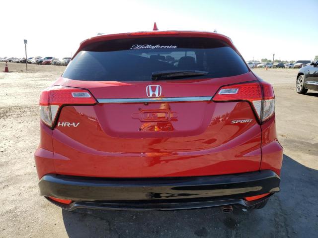 3CZRU5H11KG700219 - 2019 HONDA HR-V SPORT RED photo 6