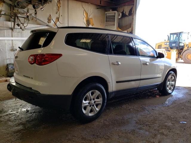 1GNKVFED4CJ417894 - 2012 CHEVROLET TRAVERSE LS WHITE photo 3