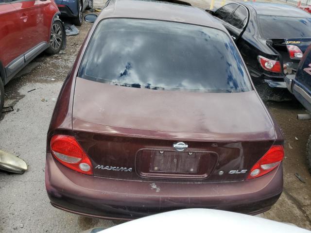 JN1CA31A5YT221223 - 2000 NISSAN MAXIMA GLE BURGUNDY photo 6