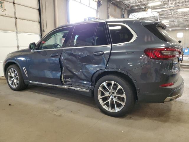 5UXCR6C02L9C99414 - 2020 BMW X5 XDRIVE40I BLUE photo 2