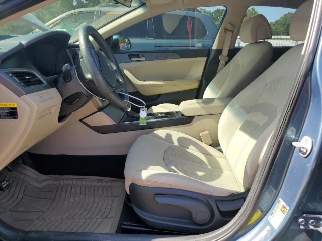 5NPE24AF5HH486569 - 2017 HYUNDAI SONATA SE BLUE photo 7