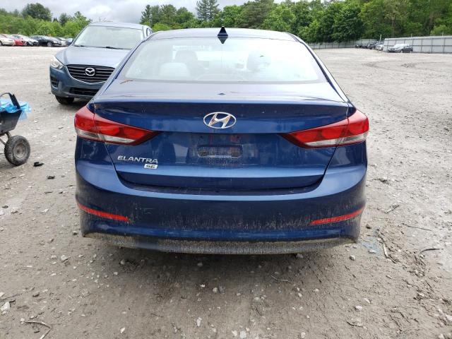 5NPD74LF5HH112568 - 2017 HYUNDAI ELANTRA SE BLUE photo 6