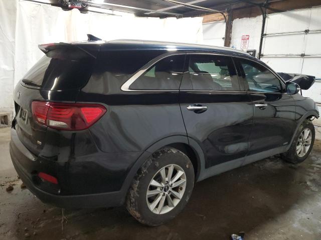 5XYPGDA34KG439659 - 2019 KIA SORENTO L BLACK photo 3