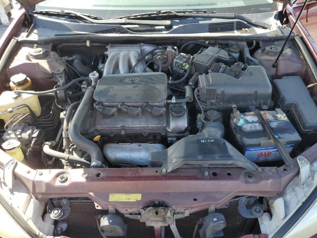 4T1BF32K12U009059 - 2002 TOYOTA CAMRY LE წითელი ფოტო 11