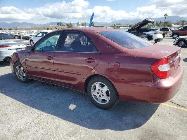 4T1BF32K12U009059 - 2002 TOYOTA CAMRY LE წითელი ფოტო 2