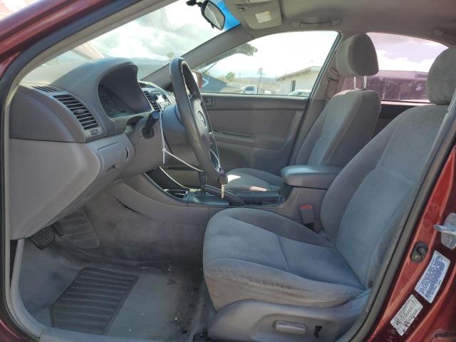 4T1BF32K12U009059 - 2002 TOYOTA CAMRY LE წითელი ფოტო 7