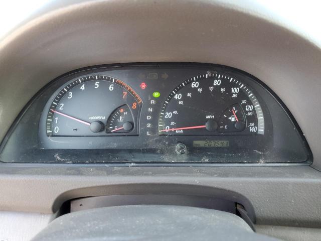 4T1BF32K12U009059 - 2002 TOYOTA CAMRY LE წითელი ფოტო 9