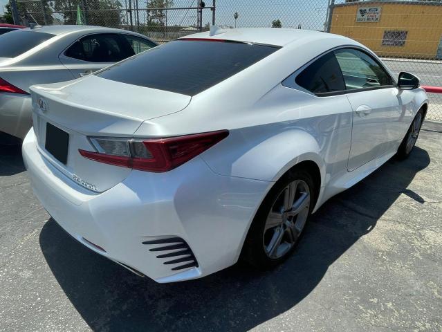 JTHHA5BC7G5002683 - 2016 LEXUS RC 200T WHITE photo 4