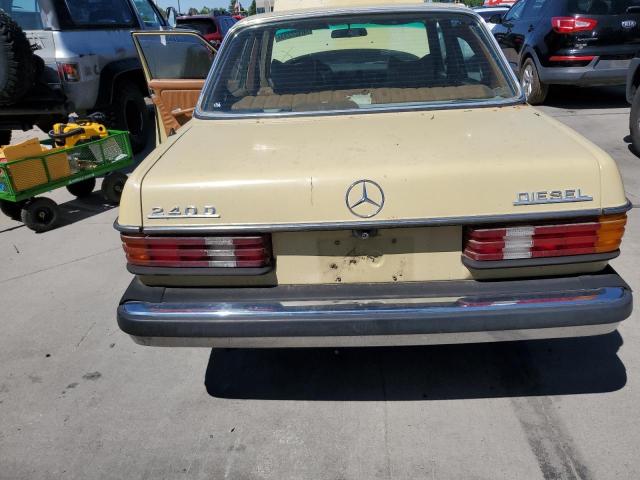 12312312107532 - 1979 MERCEDES-BENZ 240D YELLOW photo 6