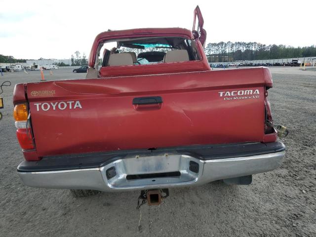 5TEGN92N03Z232888 - 2003 TOYOTA TACOMA DOUBLE CAB PRERUNNER RED photo 6