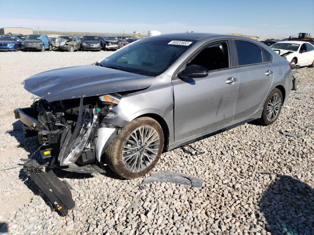 3KPF54ADXPE626466 - 2023 KIA FORTE GT LINE GRAY photo 1