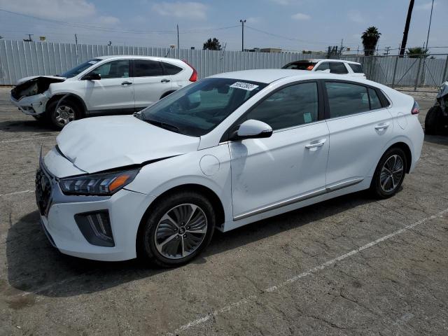 KMHC75LD7NU281598 - 2022 HYUNDAI IONIQ SEL WHITE photo 1